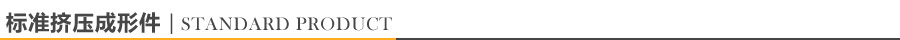 標(biāo)準(zhǔn)擠壓成形件